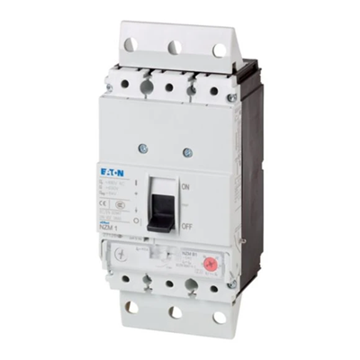 AC breaker, 3-pole, 40A, 36kA, plug, short-circuit protection