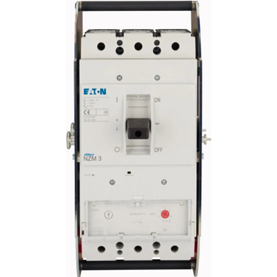 AC breaker, 3-pole, 500A, 150kA, short-circuit protection, plug-in