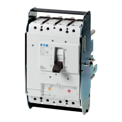AC breaker, 4-pole, 320A, 36kA, short-circuit protection, plug-in