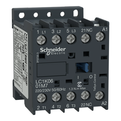 AC3-6A contactor, 230V AC