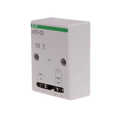 Accensione progressiva per lampade alogene 230V 8A, terminali a vite