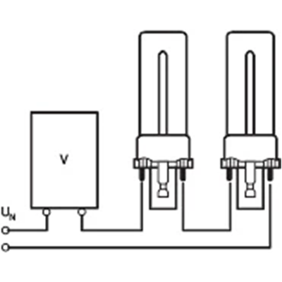 Accessori per lampade fluorescenti ST 151 GRP 40-22W W,