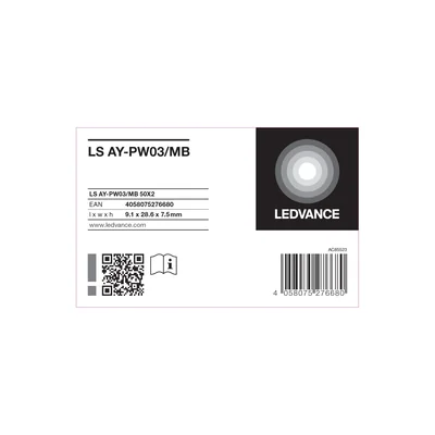 Accessories for LS AY-PW03/MB profiles