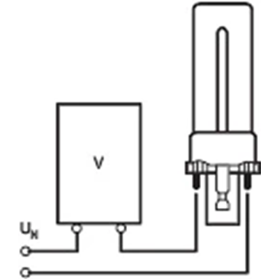 Accessories for ST 151 GRP 40-22W W fluorescent lamps,