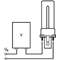 Accessories for ST 151 GRP 40-22W W fluorescent lamps,