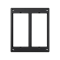 Accessory frame SIMON 500 2×S500 gray graphite refill