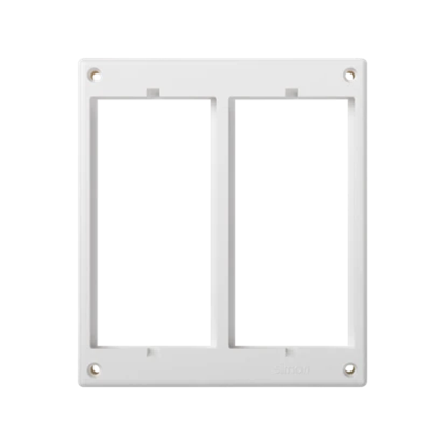 Accessory frame SIMON 500 2×S500 pure white spare