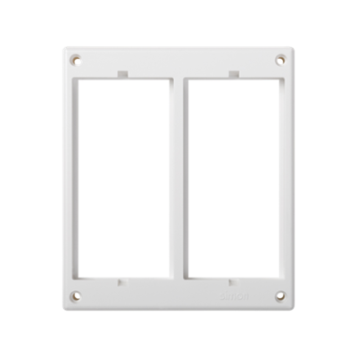 Accessory frame SIMON 500 2×S500 pure white spare