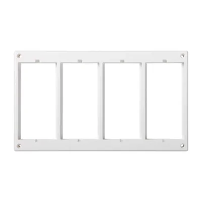 Accessory frame SIMON 500 4×S500 pure white spare