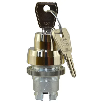Accionamiento con bloqueo PROMET NEF22M, estable, 2x45 grados, independiente, llave-0-I-II