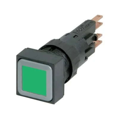Accionamiento de botón iluminado, verde, Q18LT-GN/WB