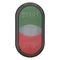 Accionamiento de doble botón con retorno por resorte, M22S-DDL-GR-GB1/GB0