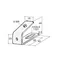 ACI121415 Кутовий кронштейн 22deg30' різьба M6