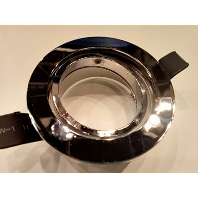 Acido Mobile Chrome recessed ceiling lamp