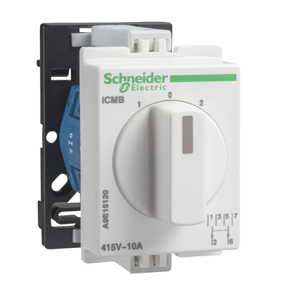 Acti9 iCMB switch 2 changeover contacts I-O-II