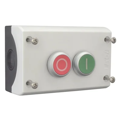 Actionneur à bouton-poussoir 2Z 2R, gris, M22-I2-M1