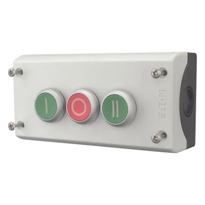 Actionneur à bouton-poussoir 3Z 3R, gris, M22-I3-M1