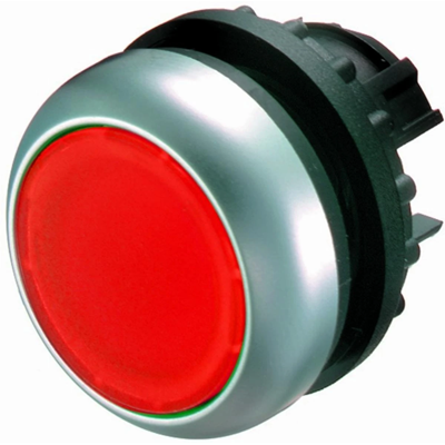 Actionneur à bouton-poussoir lumineux, rouge, M22-DRL-R