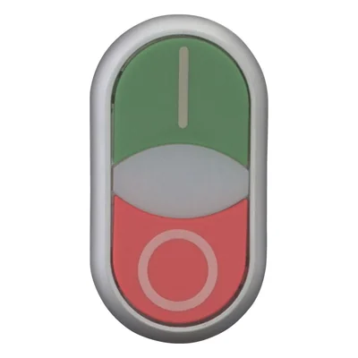 Actuador de botón iluminado, M22-DDLF-GR-X1/X0