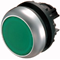 Actuador de botón iluminado, verde, M22-DL-G