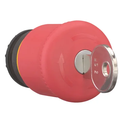 Actuador de pulsador de seta de seguridad, rojo, M22-PVS