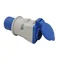 Adaptador de enchufe 16A/3st + toma de corriente 16A/3st