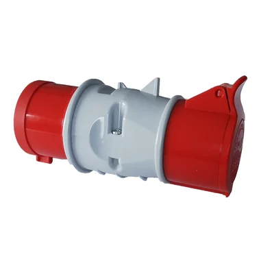 Adaptador de enchufe 32A/5st + toma de corriente 16A/5st