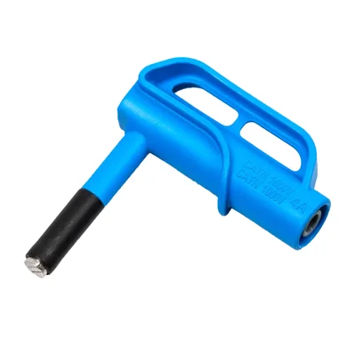 Adaptador de voltaje magnético azul