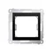 Adaptador Simon 54 WMDZ-74x3xx-049 para accesorios estándar de 45 × 45 mm; negro *Para tomas de comunicación de datos Simon Connect