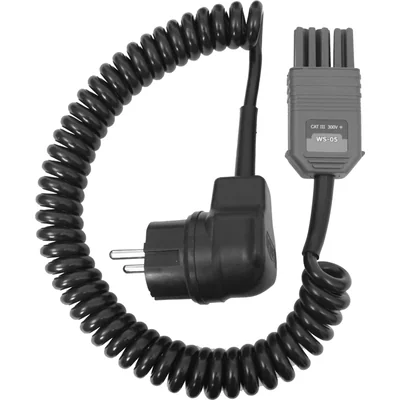 Adaptador WS-05 con enchufe uni-schuko acodado