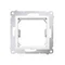 Adaptateur (adaptateur) pour accessoires standard 45x45 mm, blanc