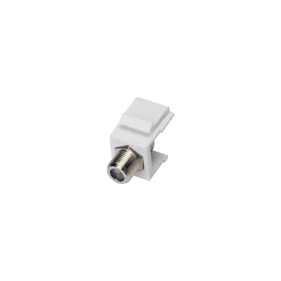 Adaptateur Keystone avec connecteur F, blanc ALANTEC