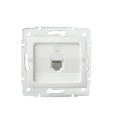 Adaptateur LOGI 02-1399-002 bi pour prise ordinateur simple 1xRJ45