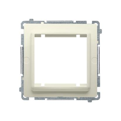 Adaptateur SIMON BASIC (adaptateur) pour accessoires standard montage 45×45mm avec pieds et vis beige