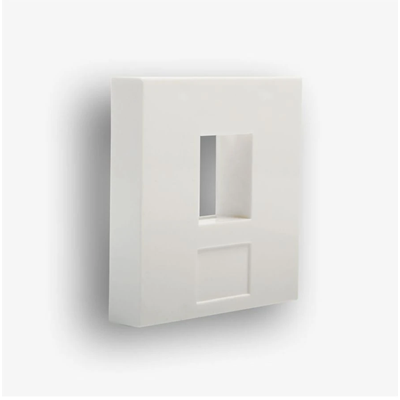 Adapter 45x45 1xRJ45, 12 white