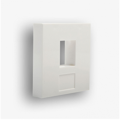 Adapter 45x45 1xRJ45, 12 white