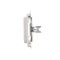 Adapter (adapter) for 45x45 mm standard accessories. Mounting to the box with clips and screws, white