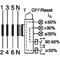 Adapter for 4-pole 40 A differential current indication