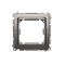 Adapter for standard accessories 45x45 mm inox (metallic)