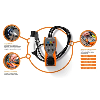 Adapter for testing electric vehicle charging stations EVSE-01