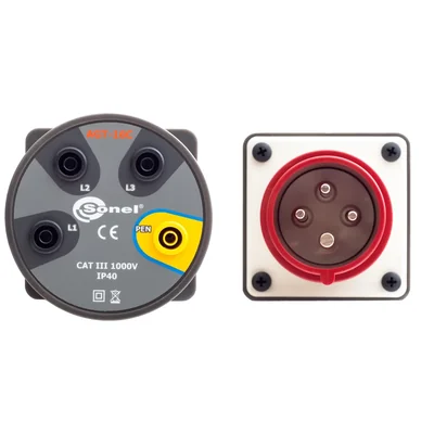 Adapter gniazd trójfazowych 16A AGT-16C 4 styki