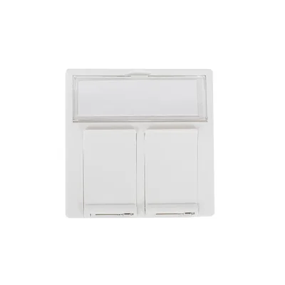 Adapter MMC 45x45 do modułów keystone 2xRJ45