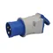 Adapter plug 16A/3st + socket 16A/3st