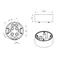 Adattatore per montaggio superficiale IP54 PD4N H