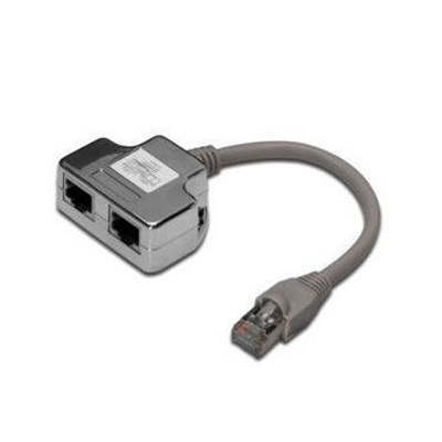 ADATTATORE RJ45 2XRJ45 CAT 5E
