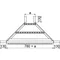 Add-on tee width 200mm height 110mm