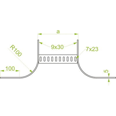 Add-on tee width 200mm height 200mm