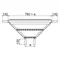 Add-on tee width 500mm height 160mm