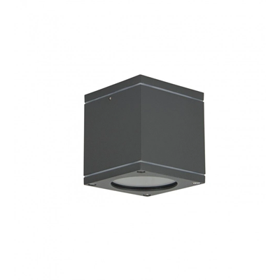 ADELA MIDI Plafón de exterior 8,7x8,7 cm fresno oscuro