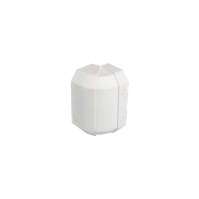 Adjustable external angle CABLOMAX 170×55mm pure white